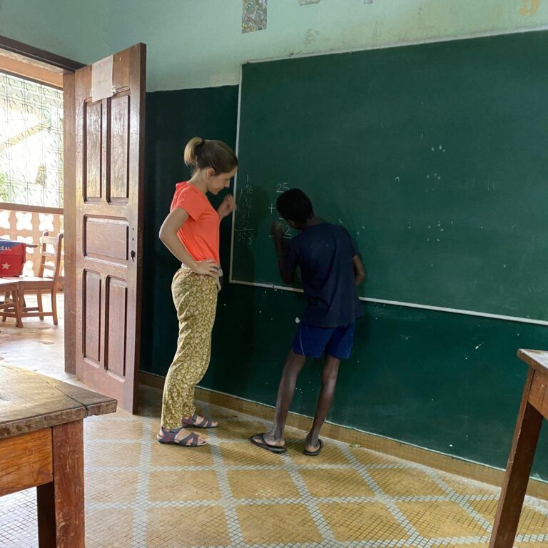 Experiencia como profesora en voluntariado